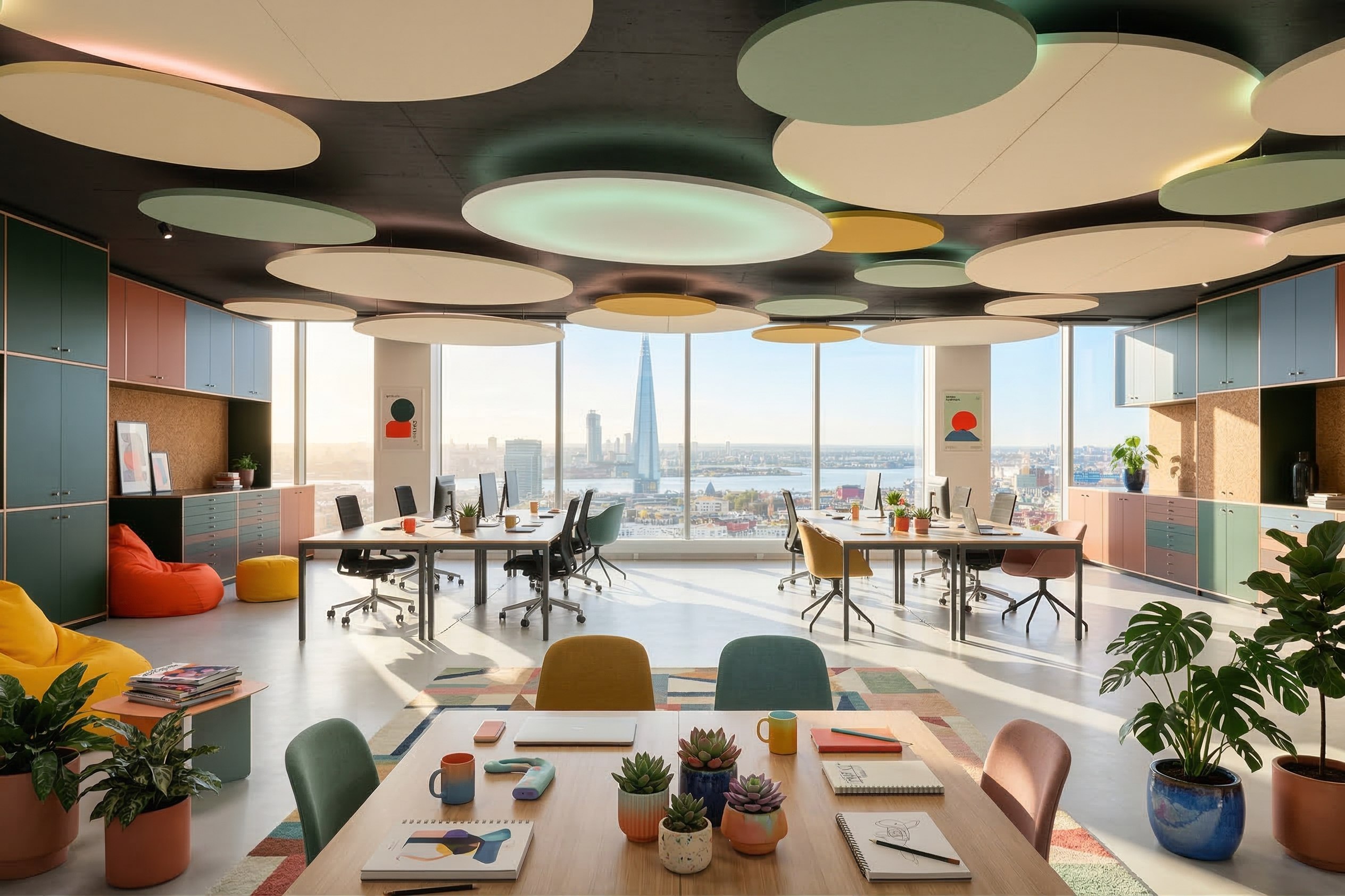 Офисная акустика от K&R Design: панели и потолки для продуктивной работы