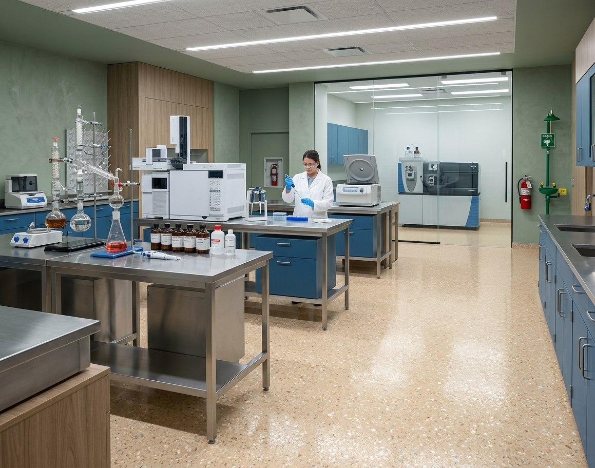 Современный подход к напольным покрытиям: фальшпол + линолеум