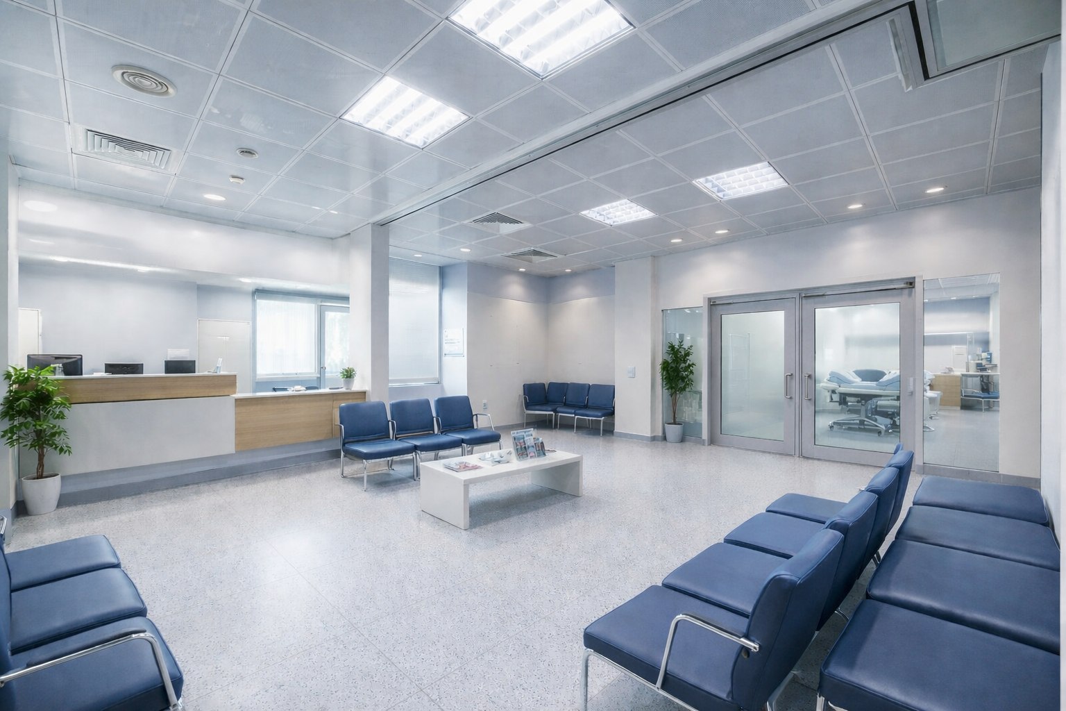 Надёжные потолочные системы для медицины: металлические потолки K&R Design