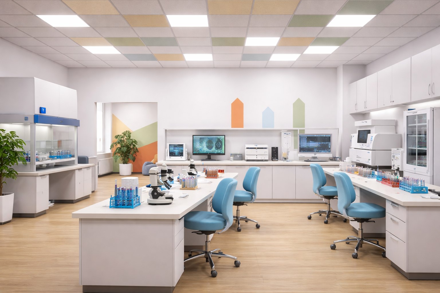 Потолки для больниц и поликлиник: преимущества металлических систем