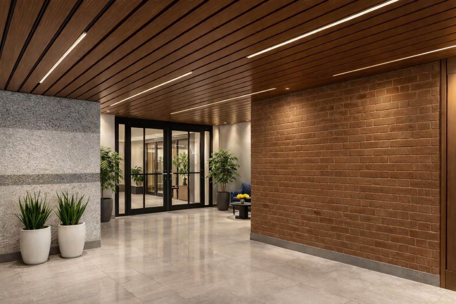 Реечные потолки: всё о типах, материалах и преимущества