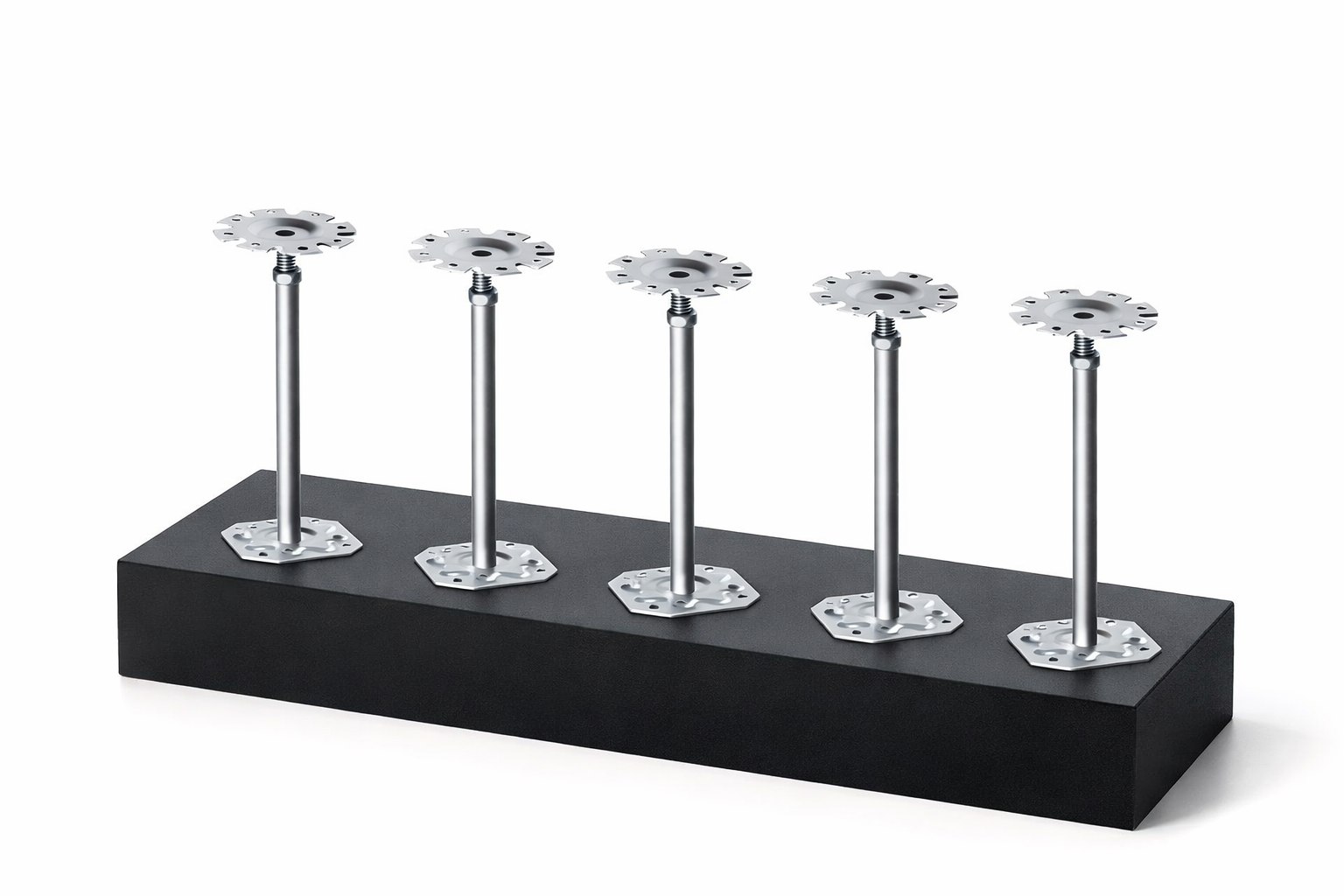 Секрет прочного фальшпола — высококачественные стойки от K&R Design