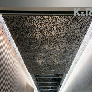 Потолки из пористого алюминия