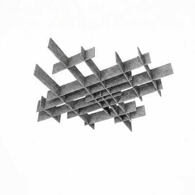 Акустическая панель из войлока остров K&R Design Mod