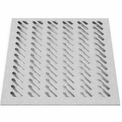 Плита фальшпола вентиляционная из металла K&R Design Metal 38P/PVC ASPECT 2-38/R