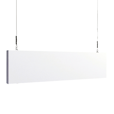 Акустическая панель баффл K&R Design BFL  Прямоугольник 1800х200х40 мм Ral 9003