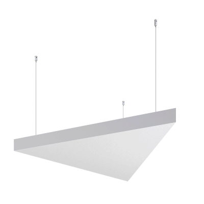 Акустическая панель остров K&R Design OST Треугольник 600х600х40 мм Ral 9003