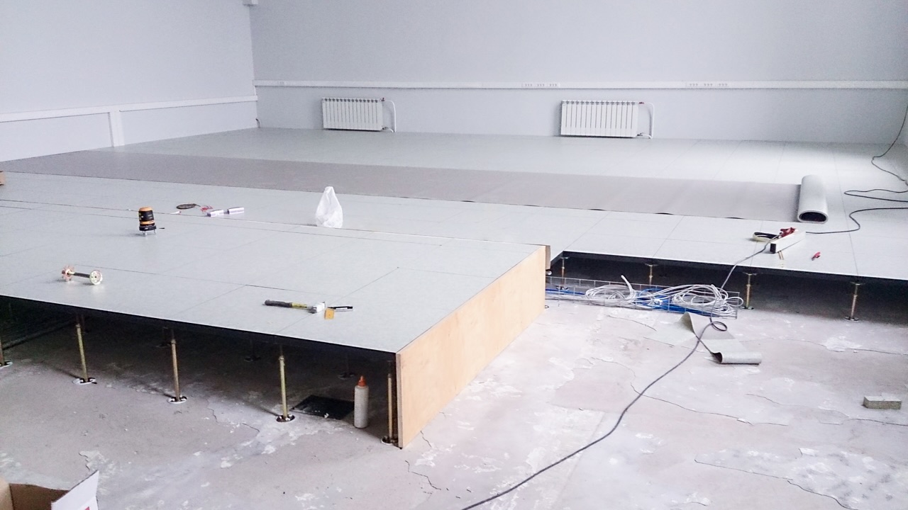 Монтаж фальшпола