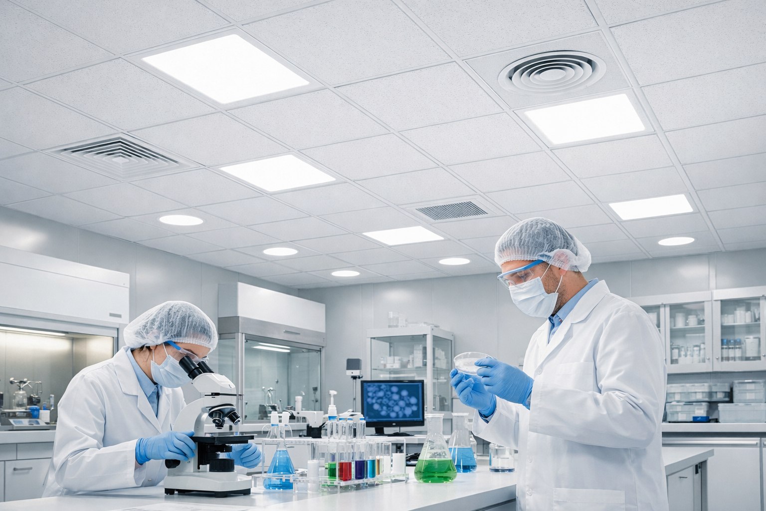 Металлические потолки в медицине: соответствие строгим стандартам гигиены и безопасности