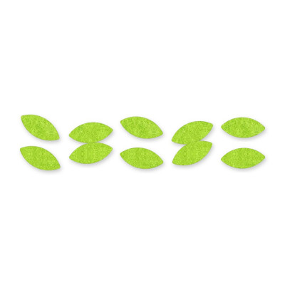 Набор акустических фигур войлок K&R Design VLK «Листья» 10 шт. 400*180 *9 мм