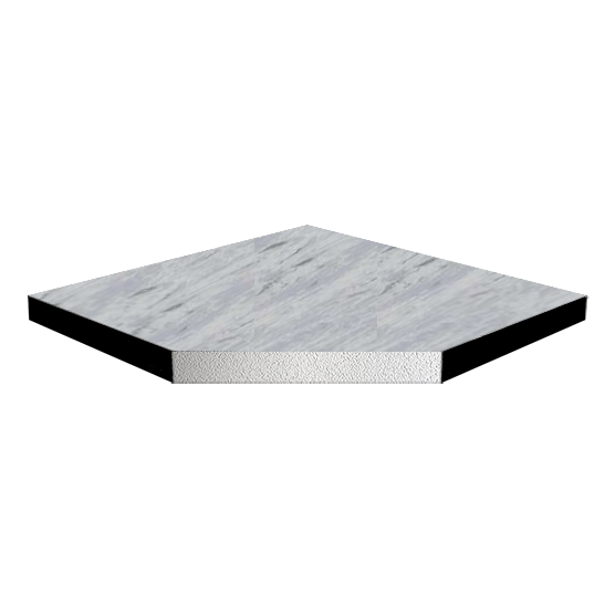 Плита фальшпола из сульфата кальция ГВЛВ (КМ1) K&R Design S38St/PVC ASPECT 2