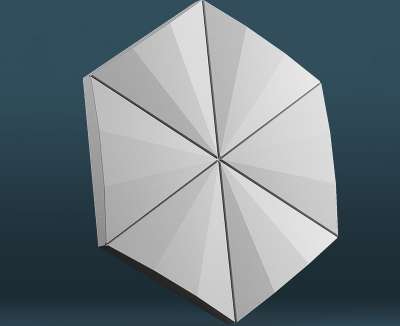 Гипсовые 3D панели стандарт Гексагон техно шестигранник
