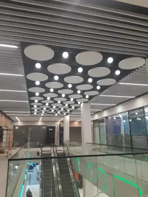 Акустическая панель остров K&R Design OST Круг Ø 600х40 мм Ral 9003